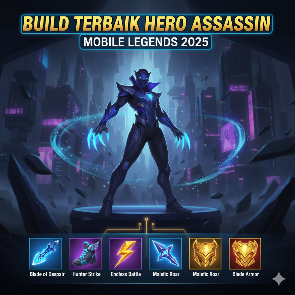 Build Terbaik Hero Assassin Mobile Legends 2025!