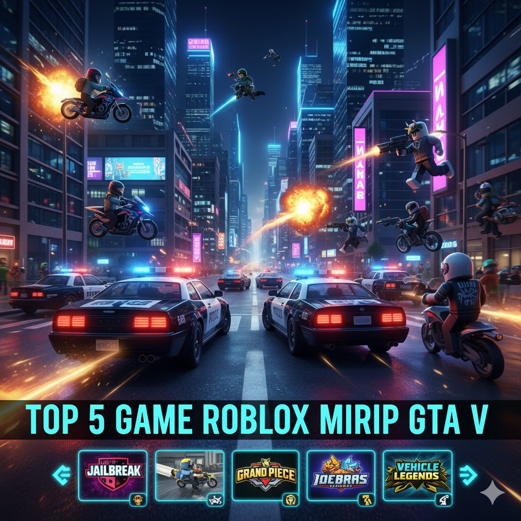 Top 5 Game Roblox Mirip GTA V di 2025!
