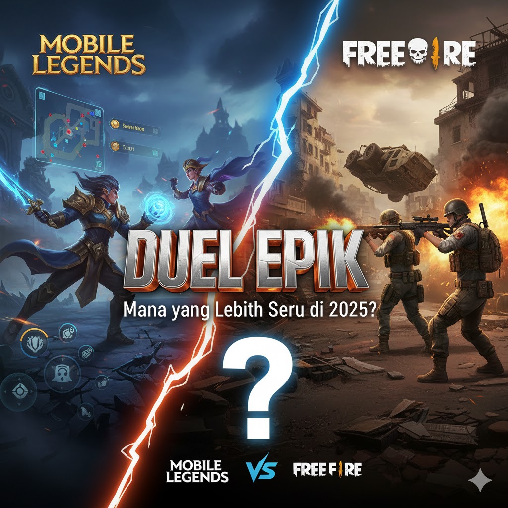 Mobile Legends vs Free Fire: Duel Epik, Mana yang Lebih Seru di 2025?