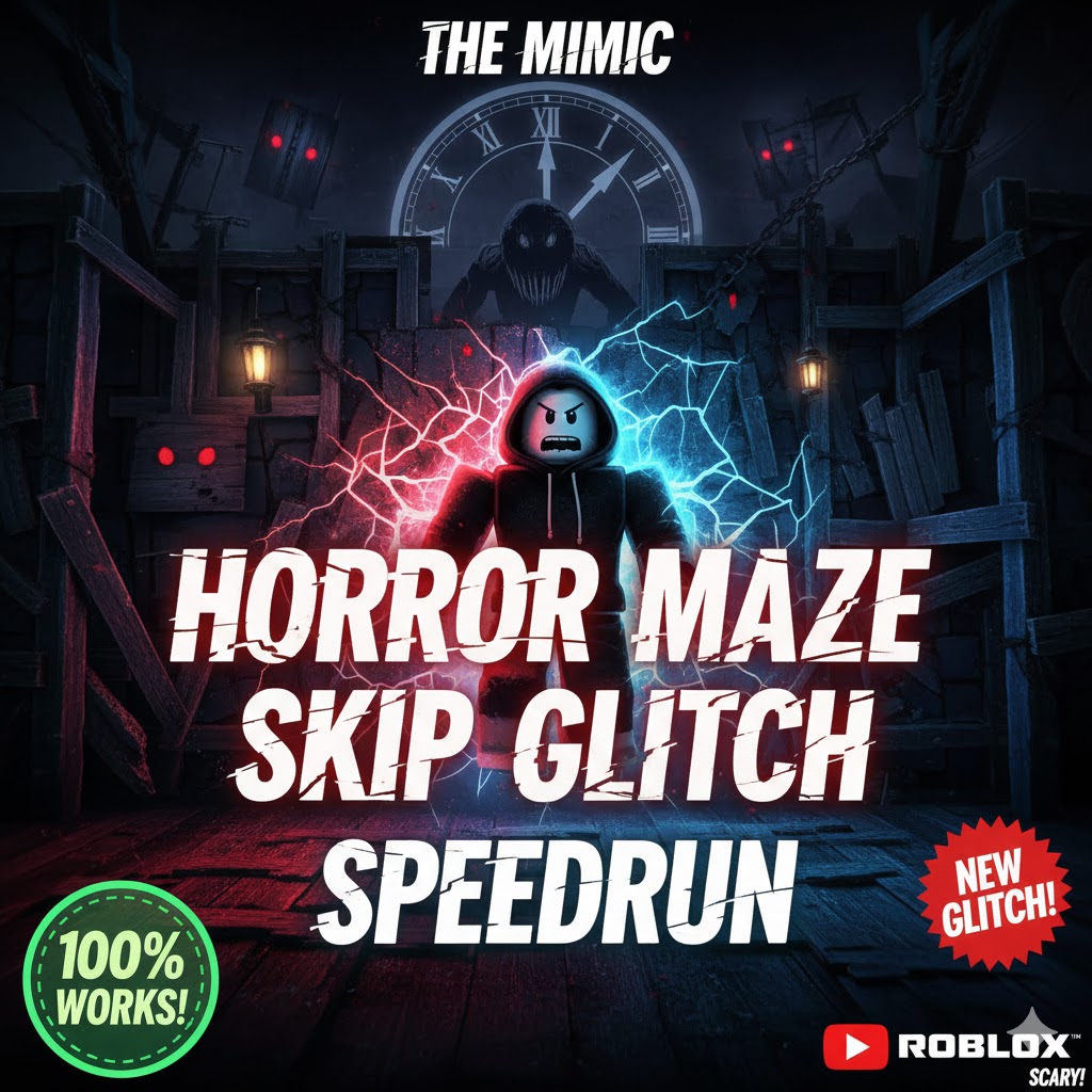 The Mimic Roblox: Horror Maze Skip Glitch Speedrun 3 Menit!