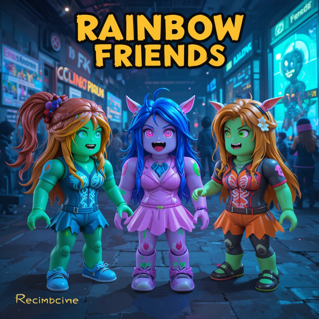 Rainbow Friends: Multiplayer Horror Chase!