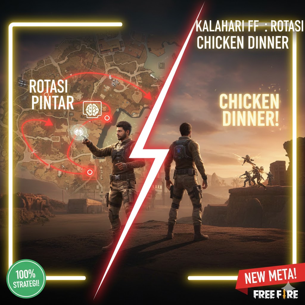 Kalahari FF: Rotasi Pintar Chicken Dinner OB46 2025 Anti Mati!