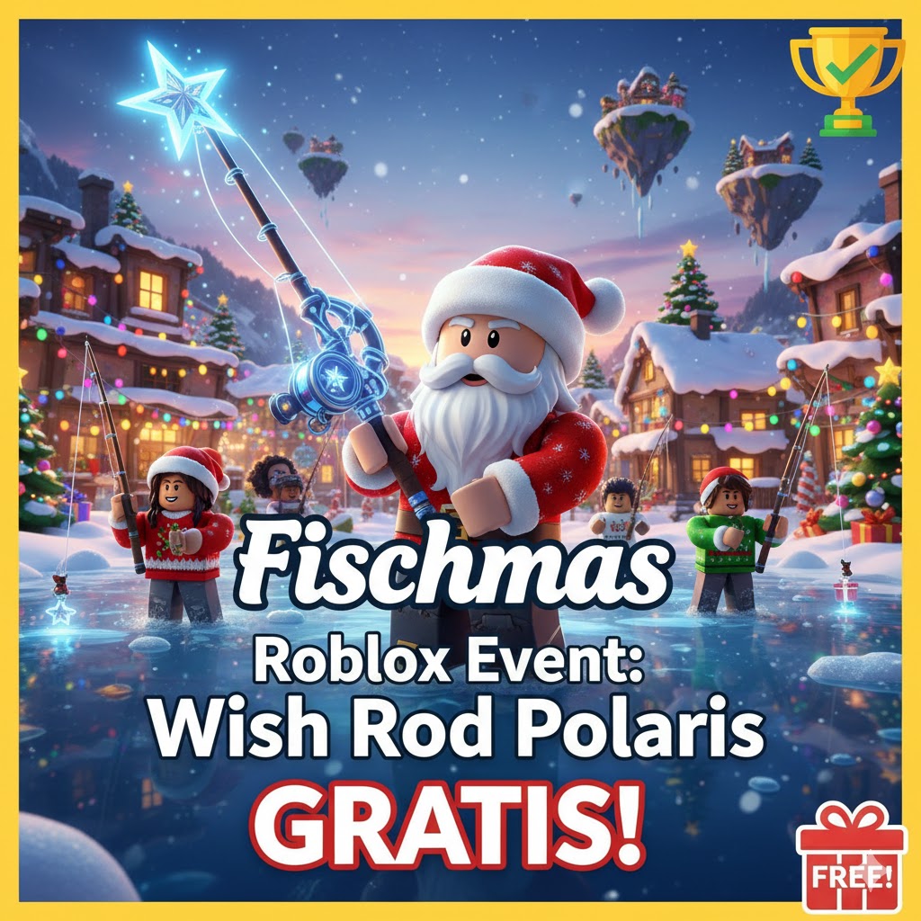 Fisch Roblox Event Fischmas: Wish Rod Polaris Gratis!