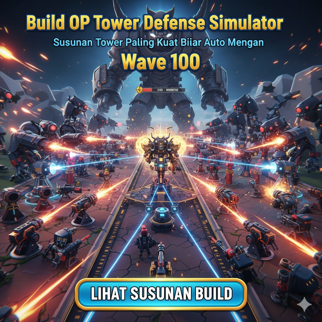 Build OP Tower Defense Simulator Wave 100