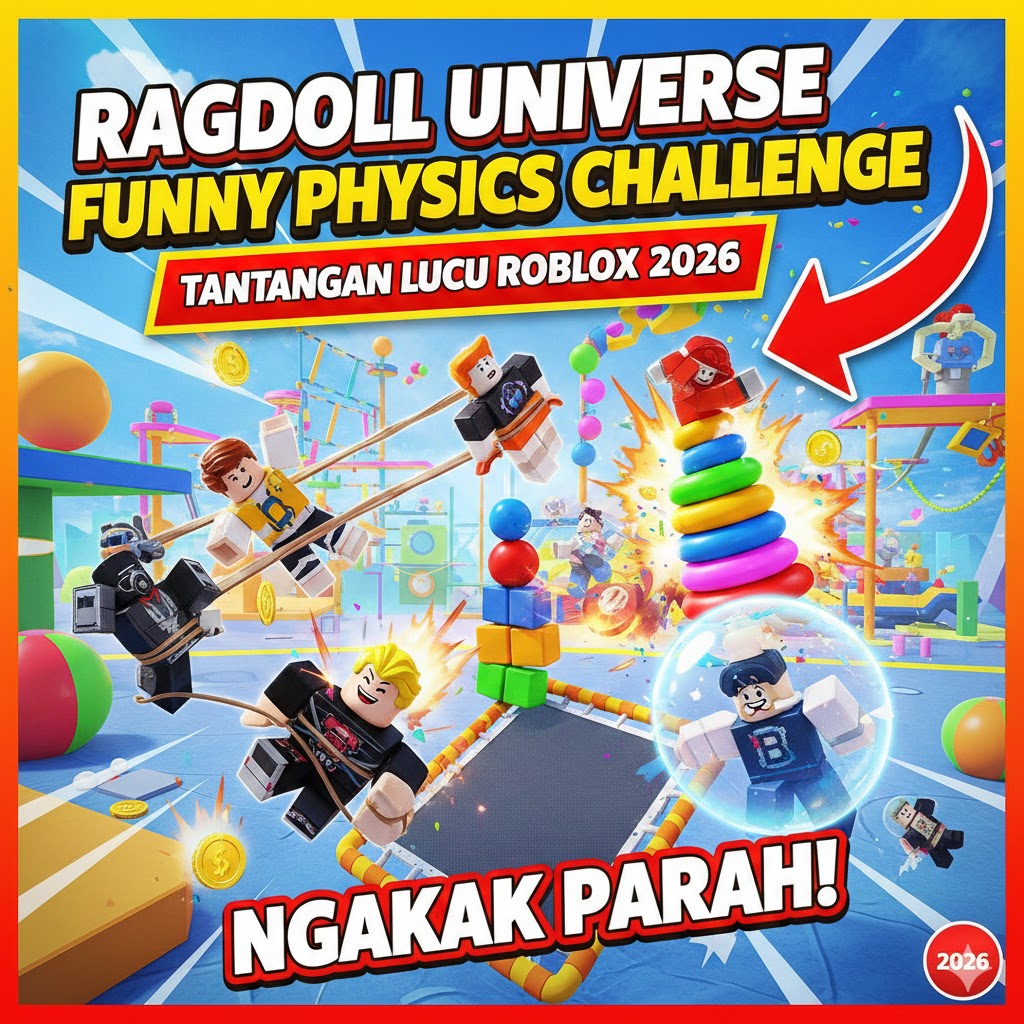 Ragdoll Universe Funny Physics Challenge: Tantangan Lucu Roblox 2026