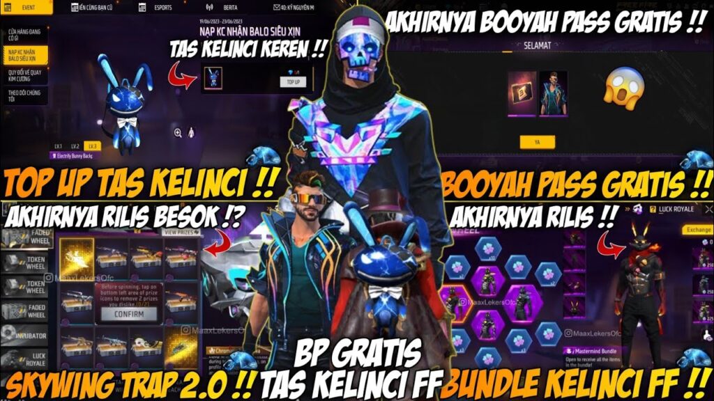 Event Booyah Pass Gratis Free Fire: 1500 Diamond Harian!