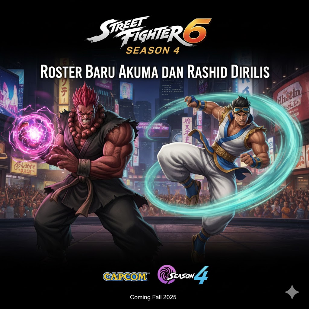 Street Fighter 6 Season 4: Roster Baru Akuma dan Rashid Dirilis