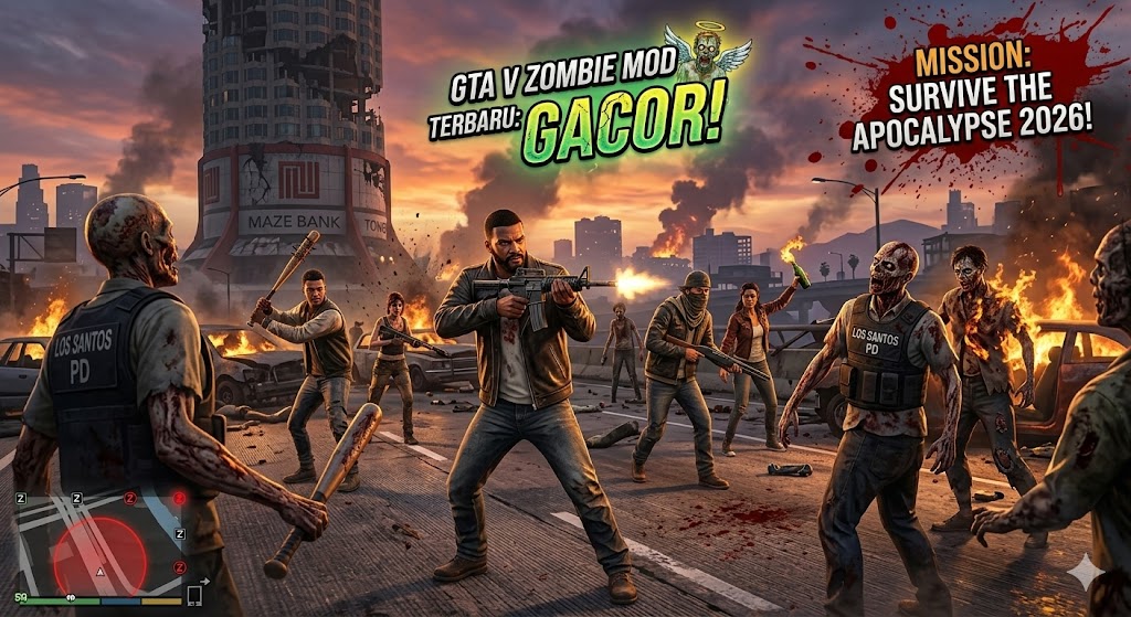 GTA V Zombie Mod Terbaru: Apocalypse 2026 Gacor!